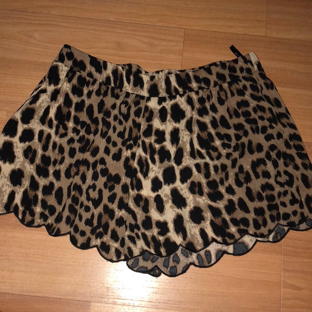 Cheetah dressy shorts